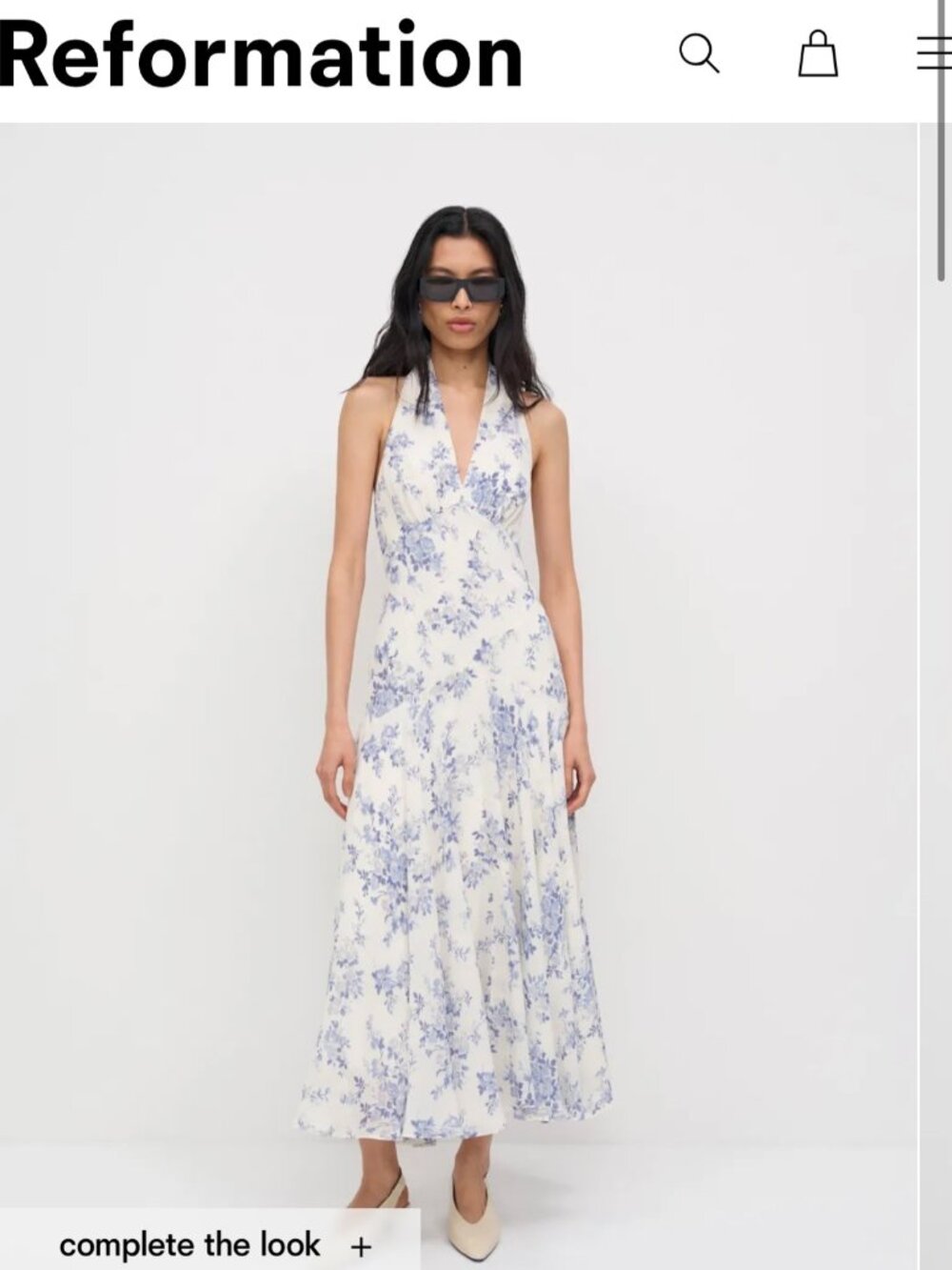 NEW, NEVER WORN REFORMATION BRIONY DRESS